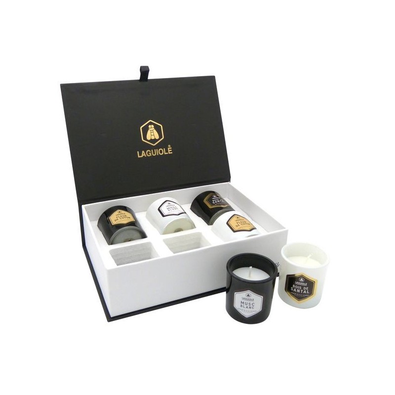 couffret cadeau 6 bougies