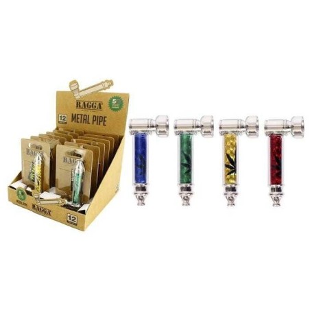 PIPE EN MÉTAL RAGGA 7CM + GRILLES