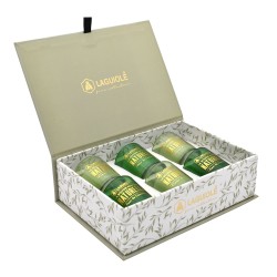 COFFRET CADEAU DE BOUGIES LAGUIOLE 6 PIÈCES COLLECTION FINE NATURELLE